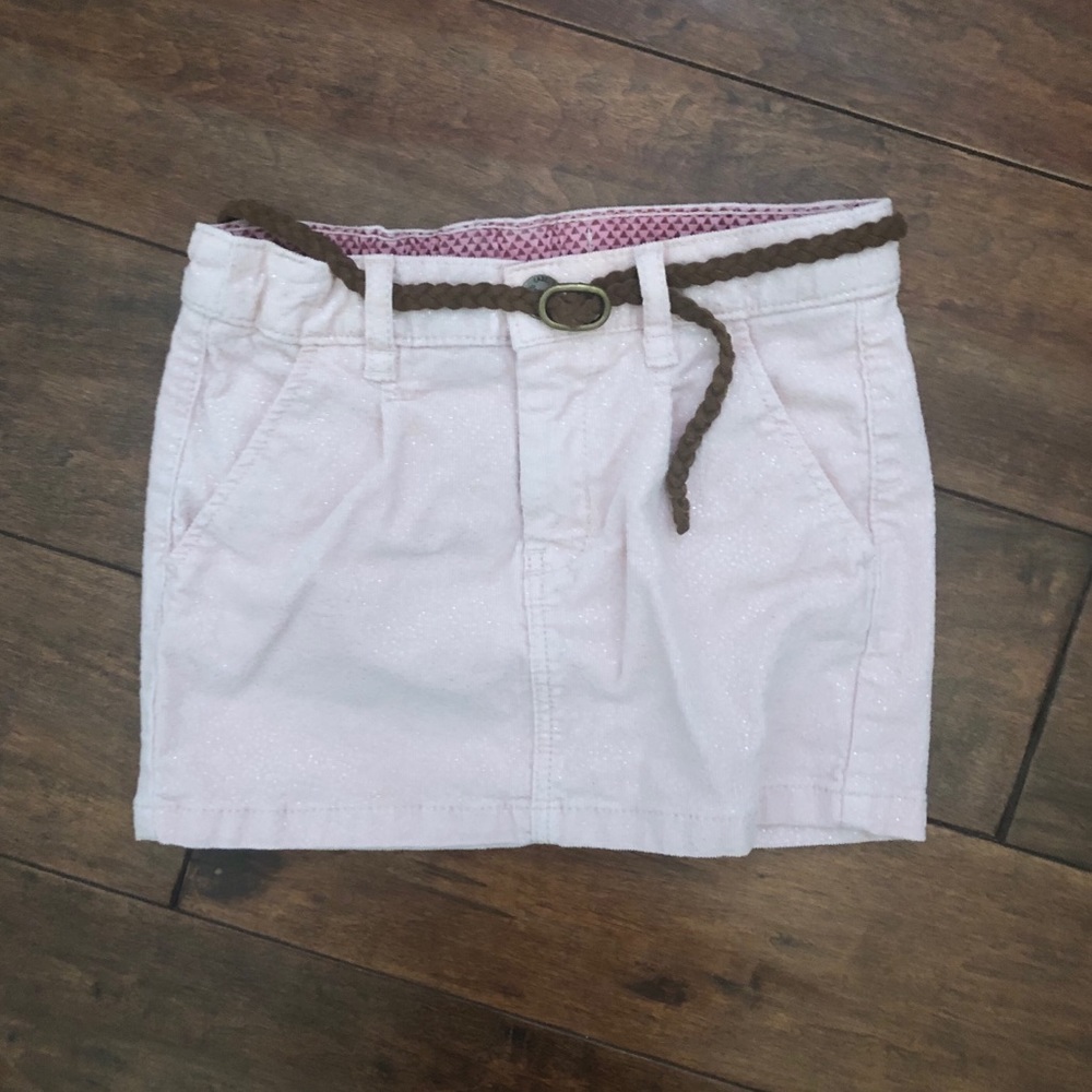 H&M Metallic Girls Mini Skirt Size 5-6